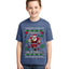 Merry Blitzmas, Football Christmas Sweater Design Ugly Christmas Sweater For Kids | Unisex Boys Girls Graphic Youth T-Shirt