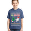 6 7 Christmas Hands Ugly Christmas Sweater For Kids | Unisex Boys Girls Graphic Youth T-Shirt