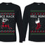 Nice Rack, Well Hung Sweater Girlfriend Boyfriend Gift His and Hers Matching Ugly Christmas Couple Long Sleeve Shirt