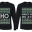 Where's My Ho At? Ho Sweater Girlfriend Boyfriend Gift His and Hers Matching Ugly Christmas Couple Long Sleeve Shirt