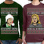 We're Gonna Have the Hap Hap Happiest Christmas, It's Christmas and We're All In Misery Couples Shirt Girlfriend Boyfriend Gift His and Hers Matching Ugly Christmas Couple Long Sleeve Shirt