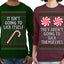 It Isn't Going to Lick Itself Candy Cane They Won't Suck Themselves Funny Couples Shirt Girlfriend Boyfriend Gift His and Hers Matching Ugly Christmas Couple Long Sleeve Shirt