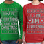 I Have Everything I Want for Christmas I'm Everything Couple Shirt Girlfriend Boyfriend Gift His and Hers Matching Ugly Christmas Couple Long Sleeve Shirt