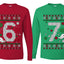 6 7 Meme Sweater Girlfriend Boyfriend Gift His and Hers Matching Ugly Christmas Couple Long Sleeve Shirt