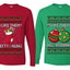 I Like Them Big and Bobbing, Hefty and Hung Sweater Girlfriend Boyfriend Gift His and Hers Matching Ugly Christmas Couple Long Sleeve Shirt