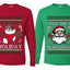 I Put The D In Holiday Sweater Girlfriend Boyfriend Gift His and Hers Matching Ugly Christmas Couple Long Sleeve Shirt
