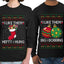 I Like Them Big and Bobbing, Hefty and Hung Sweater Girlfriend Boyfriend Gift His and Hers Matching Ugly Christmas Couple Long Sleeve Shirt