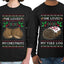 Love My Chestnuts Love My Yule Log Sweater Girlfriend Boyfriend Gift His and Hers Matching Ugly Christmas Couple Long Sleeve Shirt