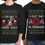 I Put The D In Reindeer Sweater Girlfriend Boyfriend Gift His and Hers Matching Ugly Christmas Couple Long Sleeve Shirt