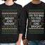 I'm Trying to Feel Merry and Bright Sweater Girlfriend Boyfriend Gift His and Hers Matching Ugly Christmas Couple Long Sleeve Shirt