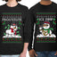 Frostitute Ice Pimp Snowmen Sweater Girlfriend Boyfriend Gift His and Hers Matching Ugly Christmas Couple Long Sleeve Shirt