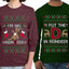 I Put The D In Reindeer Sweater Girlfriend Boyfriend Gift His and Hers Matching Ugly Christmas Couple Long Sleeve Shirt
