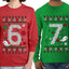 6 7 Meme Sweater Girlfriend Boyfriend Gift His and Hers Matching Ugly Christmas Couple Long Sleeve Shirt