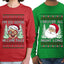 Deliver All Night Long So Good He Came Twice Sweater Girlfriend Boyfriend Gift His and Hers Matching Ugly Christmas Couple Long Sleeve Shirt