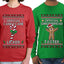 Official Candy Cane Licker Gingerbread Taster Sweater Girlfriend Boyfriend Gift His and Hers Matching Ugly Christmas Couple Long Sleeve Shirt