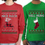 Nice Rack, Well Hung Sweater Girlfriend Boyfriend Gift His and Hers Matching Ugly Christmas Couple Long Sleeve Shirt
