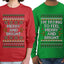 I'm Trying to Feel Merry and Bright Sweater Girlfriend Boyfriend Gift His and Hers Matching Ugly Christmas Couple Long Sleeve Shirt
