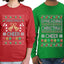 Spreading Christmas Cheer Sweater Girlfriend Boyfriend Gift His and Hers Matching Ugly Christmas Couple Long Sleeve Shirt