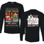 Dashing Through The Snow Classic 90s Holiday Movie Front and Back Unisex Ugly Christmas Sweater Mens Long Sleeve Shirt