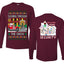 Dashing Through The Snow Classic 90s Holiday Movie Front and Back Unisex Ugly Christmas Sweater Mens Long Sleeve Shirt
