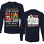 Dashing Through The Snow Classic 90s Holiday Movie Front and Back Unisex Ugly Christmas Sweater Mens Long Sleeve Shirt