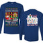 Dashing Through The Snow Classic 90s Holiday Movie Front and Back Unisex Ugly Christmas Sweater Mens Long Sleeve Shirt