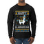 Happy Llamakkah, Ugly Christmas Sweater Unisex Mens Long Sleeve Shirt