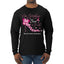 Breast Cancer Awareness Designs Front and Back Mens Long Sleeve Shirt