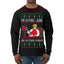 I'm Eating Junk and Watching Rubbish 90s Movie Ice Cream Ugly Christmas Sweater Mens Long Sleeve Shirt