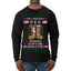 This Christmas RED Remember Everyone Deployed Veteran Ugly Christmas Sweater Mens Long Sleeve Shirt