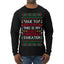 Due to Inflation This is My Ugly Christmas Sweater | Funny Ugly Christmas Sweater Mens Long Sleeve Shirt