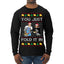You Just Fold It In Funny Enchilada Moira David TV Sitcom Ugly Christmas Sweater Mens Long Sleeve Shirt