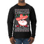 Have a Chingon Christmas Funny Spanish Saying Ugly Christmas Sweater Mens Long Sleeve Shirt