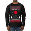 Merry Swishmas Basketball Sports Ugly Christmas Sweater Mens Long Sleeve Shirt