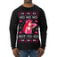 Ho Ho Ho Hot to Go, Viral Midwest Princess Song Dance Pop Star Concert Tour Merch Ugly Christmas Sweater Mens Long Sleeve Shirt