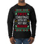 First Christmas With My Hot New Husband Classic Newlywed Ugly Christmas Sweater Mens Long Sleeve Shirt