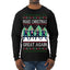 Make Christmas Great Again Shimmy Dance USA President Ugly Christmas Sweater Mens Long Sleeve Shirt