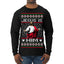 Jesus Is Him Funny Gen Z Viral Meme Shades Slang Ugly Christmas Sweater Mens Long Sleeve Shirt