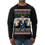 Doge F Around and Find Out Donald Trump Elon Vivek MAGA Ugly Christmas Sweater Mens Long Sleeve Shirt