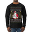 Santa Claus In My Christmas Era Xmas Ugly Christmas Sweater Mens Long Sleeve Shirt