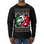 Jing a Di Jing Dominick the Italian Christmas Donkey Ugly Christmas Sweater Mens Long Sleeve Shirt