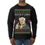Watch It Santa Funny Paulie Italian Mafia TV Show Ugly Christmas Sweater Mens Long Sleeve Shirt