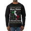 Buon Natale e Felice Anno Nuovo! Merry Christmas and Happy New Year Ugly Christmas Sweater Mens Long Sleeve Shirt