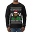 You Better Watch Out, the Diddler's Coming to Town, Funny Santa P Diddy Diddler Funny Party Viral Music Baby Oil Meme Ugly Christmas Sweater Mens Long Sleeve Shirt