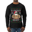 O Swoley Night, Exercise and Fitness Enthusiast, Ugly Christmas Sweater Mens Long Sleeve Shirt