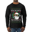 Rollin' Into The Holidays Christmas Sweater, Ugly Christmas Sweater Mens Long Sleeve Shirt