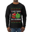 Big and Bobbing, Funny Ugly Christmas Sweater Unisex Mens Long Sleeve Shirt