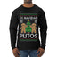 Es Navidad Putos, Ugly Christmas Sweater Unisex Mens Long Sleeve Shirt