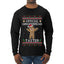 Official Gingerbread Taster, Ugly Christmas Sweater Unisex Unisex Mens Long Sleeve Shirt