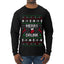 Merry Drunk, Ugly Christmas Sweater Unisex Unisex Mens Long Sleeve Shirt
